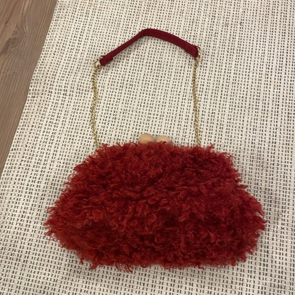 Unbillion Depuis 1996 fuzzy Sherpa handbag - Picture 5 of 10
